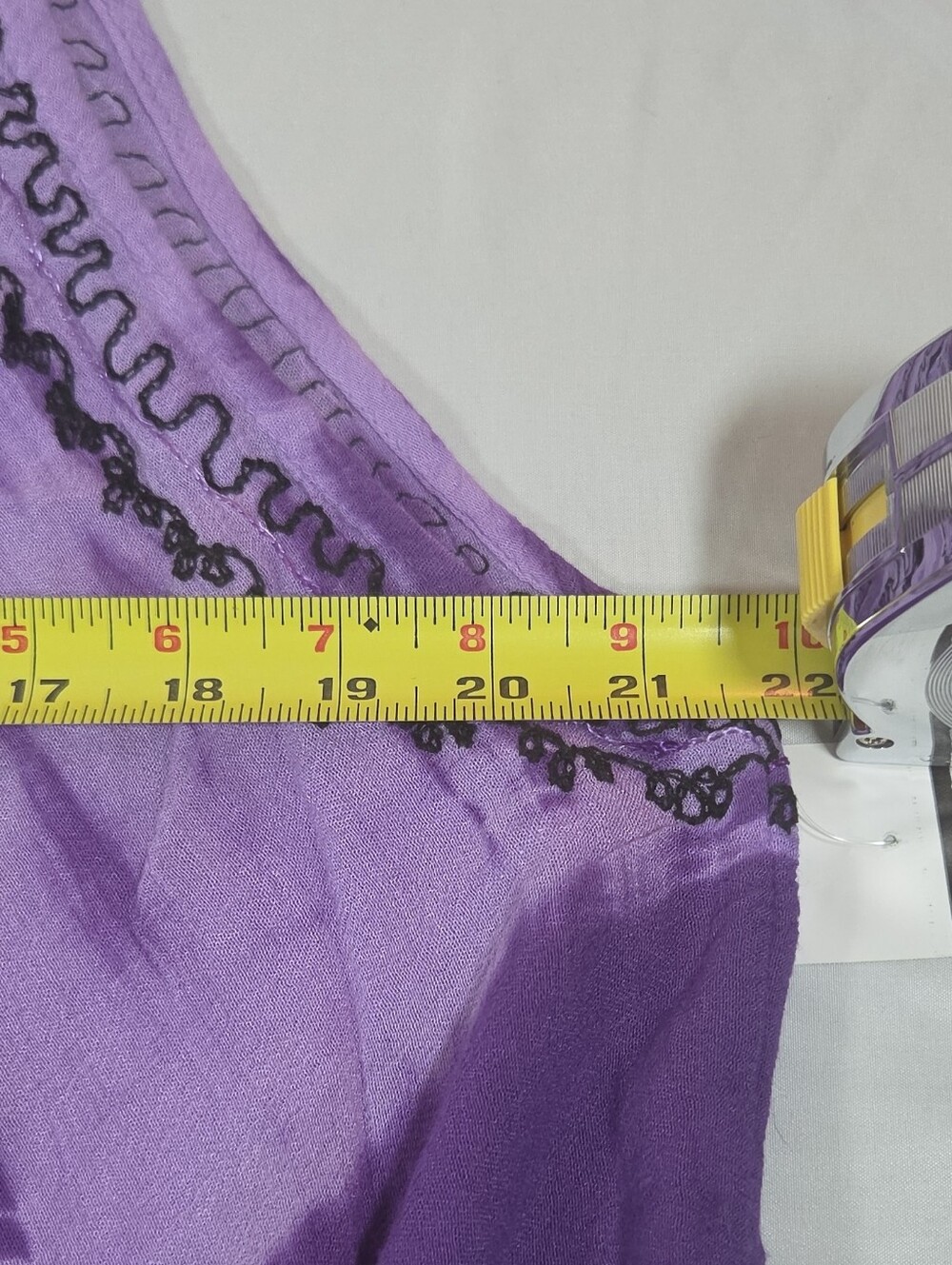 Revue Women's Purple Tie Dye Rayon Sleeveles Boho Festival Hippie - Picture 5 of 7